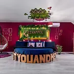 L'echappee - Maison Romantique - & Sauna Privatif- Pole Dance - Lit Rond Avec Miroir Au Plafond * Pezarches