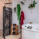 L'echappee - Maison Romantique - & Sauna Privatif- Pole Dance - Lit Rond Avec Miroir Au Plafond * Pezarches